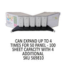Durable® wholesale. Sherpa Desk Reference System, 10 Panels, 10 X 5 7-8 X 13 1-2, Gray Borders. HSD Wholesale: Janitorial Supplies, Breakroom Supplies, Office Supplies.