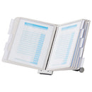 Durable® wholesale. Sherpa Desk Reference System, 10 Panels, 10 X 5 7-8 X 13 1-2, Gray Borders. HSD Wholesale: Janitorial Supplies, Breakroom Supplies, Office Supplies.