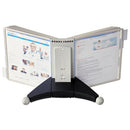 Durable® wholesale. Sherpa Desk Reference System, 10 Panels, 10 X 5 7-8 X 13 1-2, Gray Borders. HSD Wholesale: Janitorial Supplies, Breakroom Supplies, Office Supplies.