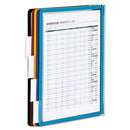 Durable® wholesale. Vario Wall Reference System, 5 Panels, Letter, Asst. Borders And Panels. HSD Wholesale: Janitorial Supplies, Breakroom Supplies, Office Supplies.