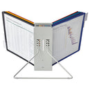 Durable® wholesale. Instaview Expandable Desktop Reference System, 10 Panels, Assorted Borders. HSD Wholesale: Janitorial Supplies, Breakroom Supplies, Office Supplies.