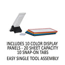 Durable® wholesale. Sherpa Reference System Extension Set, Assorted Borders And Panels. HSD Wholesale: Janitorial Supplies, Breakroom Supplies, Office Supplies.