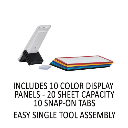 Durable® wholesale. Sherpa Reference System Extension Set, Assorted Borders And Panels. HSD Wholesale: Janitorial Supplies, Breakroom Supplies, Office Supplies.