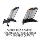 Durable® wholesale. Sherpa Reference System Extension Set, Assorted Borders And Panels. HSD Wholesale: Janitorial Supplies, Breakroom Supplies, Office Supplies.