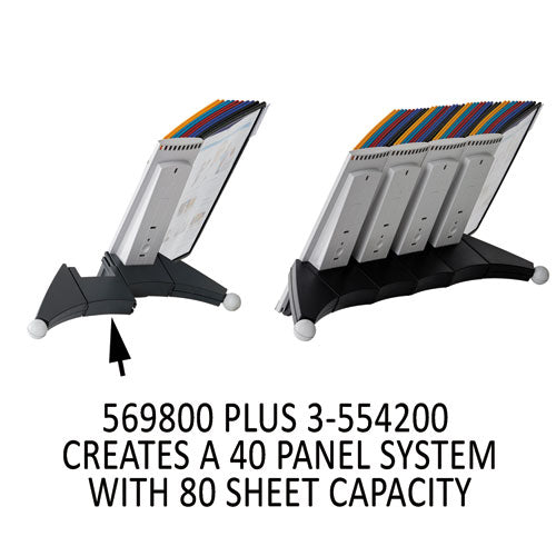 Durable® wholesale. Sherpa Reference System Extension Set, Assorted Borders And Panels. HSD Wholesale: Janitorial Supplies, Breakroom Supplies, Office Supplies.