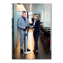 Durable® wholesale. Floor Stand Tablet Holder, Silver-charcoal Gray. HSD Wholesale: Janitorial Supplies, Breakroom Supplies, Office Supplies.