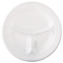 Dart® wholesale. DART Laminated Foam Dinnerware, Plate, 3-comp, 10 1-4", White, 125-pk, 4 Pks-ctn. HSD Wholesale: Janitorial Supplies, Breakroom Supplies, Office Supplies.