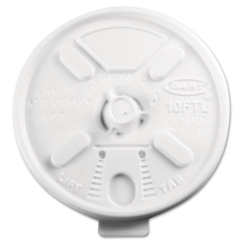 Dart® wholesale. DART Lift N' Lock Plastic Hot Cup Lids, Fits 10oz Cups, White, 1000-carton. HSD Wholesale: Janitorial Supplies, Breakroom Supplies, Office Supplies.