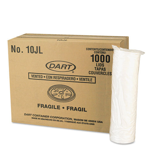 Dart® wholesale. DART Vented Plastic Hot Cup Lids, 10jl, 10 Oz., White, 1000-carton. HSD Wholesale: Janitorial Supplies, Breakroom Supplies, Office Supplies.