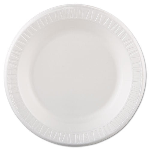 Dart® wholesale. Quiet Classic Laminated Foam Dinnerware, Plate, 10 1-4