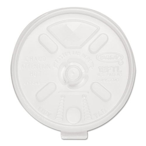 Dart® wholesale. DART Liftn'lock Lids, 10-14oz Cups, Translucent, 100-sleeve, 10 Sleeves-carton. HSD Wholesale: Janitorial Supplies, Breakroom Supplies, Office Supplies.