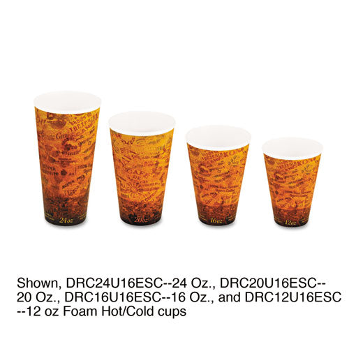 Dart® wholesale. DART Foam Hot-cold Cups, 16oz, Brown-black, 1000-carton. HSD Wholesale: Janitorial Supplies, Breakroom Supplies, Office Supplies.