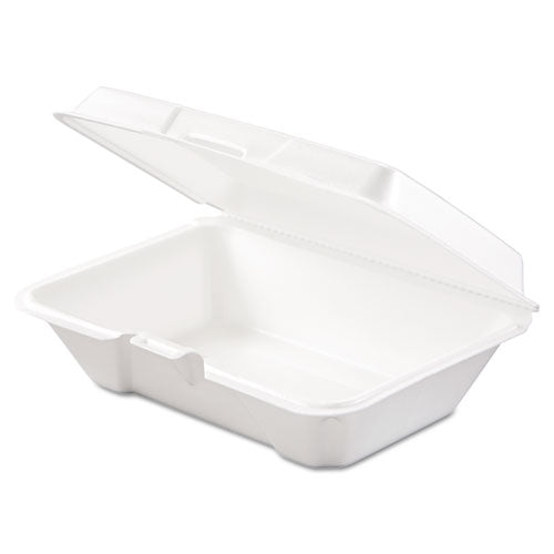 Dart® wholesale. DART Foam Hinged Lid Containers, 1-compartment, 6.4 X 9.3 X 2.9, White, 200-carton. HSD Wholesale: Janitorial Supplies, Breakroom Supplies, Office Supplies.