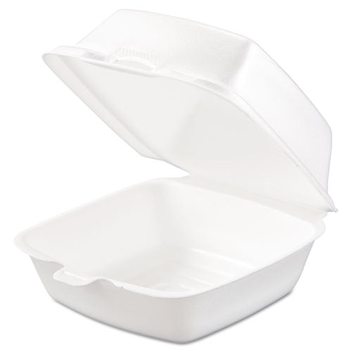 Dart® wholesale. DART Foam Hinged Lid Containers, 5.38 X 5.5 X 2.88, White, 500-carton. HSD Wholesale: Janitorial Supplies, Breakroom Supplies, Office Supplies.