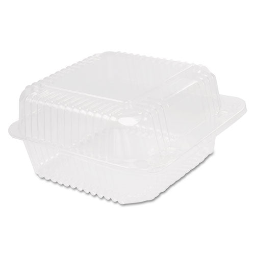Dart® wholesale. DART Staylock Clear Hinged Lid Containers, 6.5 X 6.1 X 3, Clear, 125-pack, 4 Packs-carton. HSD Wholesale: Janitorial Supplies, Breakroom Supplies, Office Supplies.