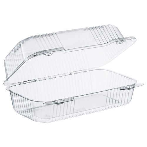 Dart® wholesale. DART Staylock Clear Hinged Lid Containers, 5.4 X 9 X 3.5, Clear, 250-carton. HSD Wholesale: Janitorial Supplies, Breakroom Supplies, Office Supplies.