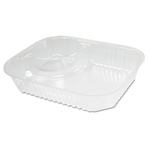 Dart® wholesale. DART Clearpac Large Nacho Tray, 2-compartments, 3.3 Oz, 6.2 X 6.2 X 1.6, Clear, 500-carton. HSD Wholesale: Janitorial Supplies, Breakroom Supplies, Office Supplies.