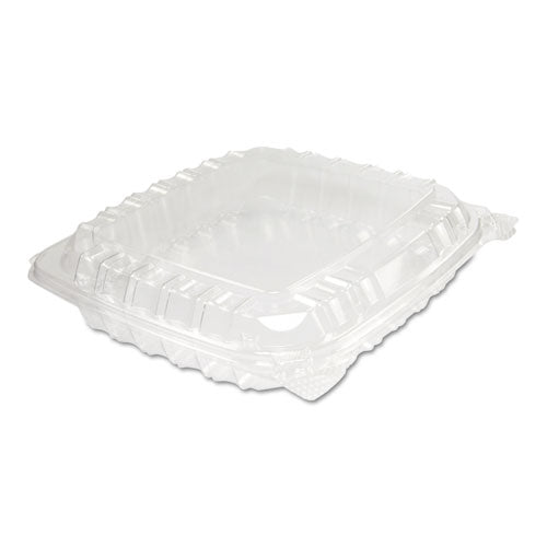 Dart® wholesale. DART Clearseal Hinged-lid Plastic Containers, 8.31 X 8.31 X 2, Clear, 125-bag, 2 Bags-carton. HSD Wholesale: Janitorial Supplies, Breakroom Supplies, Office Supplies.