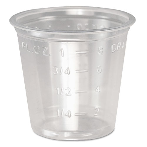 Dart® wholesale. DART Plastic Medical And Dental Cups, 1 Oz, Clear, Graduated, 5000-carton. HSD Wholesale: Janitorial Supplies, Breakroom Supplies, Office Supplies.