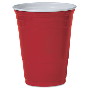 Dart® wholesale. DART Solo Plastic Party Cold Cups, 16oz, Red, 50-pack. HSD Wholesale: Janitorial Supplies, Breakroom Supplies, Office Supplies.