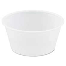 Load image into Gallery viewer, Dart® wholesale. DART Polystyrene Portion Cups, 3.25 Oz, Translucent, 250-bag, 10 Bags-carton. HSD Wholesale: Janitorial Supplies, Breakroom Supplies, Office Supplies.