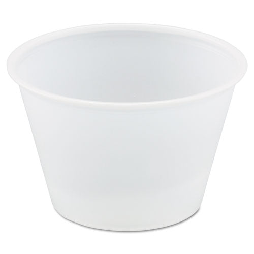 Dart® wholesale. DART Polystyrene Portion Cups, 4 Oz, Translucent, 250-bag, 10 Bags-carton. HSD Wholesale: Janitorial Supplies, Breakroom Supplies, Office Supplies.