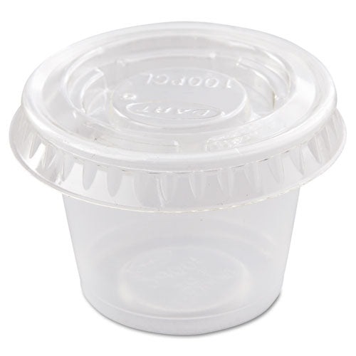 Dart® wholesale. DART Portion-soufflé Cup Lids, Fits 0.5-1 Oz Cups, Pet, Clear, 2,500-carton. HSD Wholesale: Janitorial Supplies, Breakroom Supplies, Office Supplies.