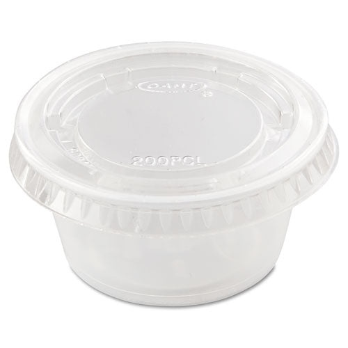 Dart® wholesale. Portion-soufflé Cup Lids, Pet, Clear, 2,500-carton. HSD Wholesale: Janitorial Supplies, Breakroom Supplies, Office Supplies.