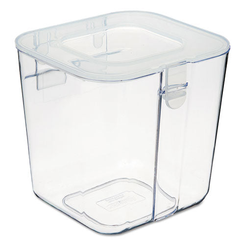 deflecto® wholesale. Stackable Caddy Organizer Containers, Small, Clear. HSD Wholesale: Janitorial Supplies, Breakroom Supplies, Office Supplies.