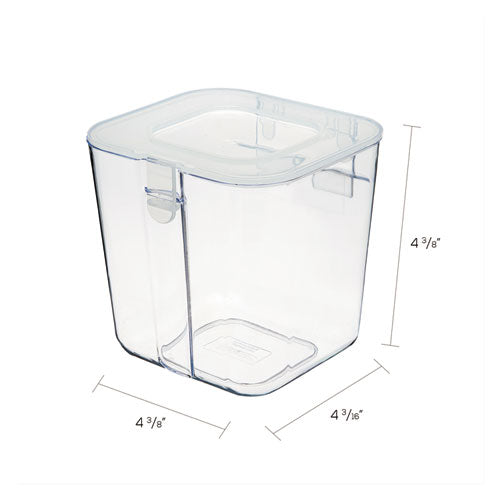deflecto® wholesale. Stackable Caddy Organizer Containers, Small, Clear. HSD Wholesale: Janitorial Supplies, Breakroom Supplies, Office Supplies.