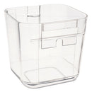 deflecto® wholesale. Stackable Caddy Organizer Containers, Small, Clear. HSD Wholesale: Janitorial Supplies, Breakroom Supplies, Office Supplies.