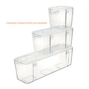 deflecto® wholesale. Stackable Caddy Organizer Containers, Small, Clear. HSD Wholesale: Janitorial Supplies, Breakroom Supplies, Office Supplies.