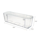 deflecto® wholesale. Stackable Caddy Organizer Containers, Large, Clear. HSD Wholesale: Janitorial Supplies, Breakroom Supplies, Office Supplies.