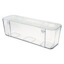 deflecto® wholesale. Stackable Caddy Organizer Containers, Large, Clear. HSD Wholesale: Janitorial Supplies, Breakroom Supplies, Office Supplies.