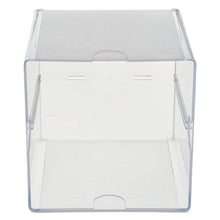 Load image into Gallery viewer, deflecto® wholesale. Stackable Cube Organizer, 6 X 6 X 6, Clear. HSD Wholesale: Janitorial Supplies, Breakroom Supplies, Office Supplies.