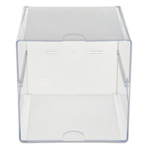 deflecto® wholesale. Stackable Cube Organizer, 6 X 6 X 6, Clear. HSD Wholesale: Janitorial Supplies, Breakroom Supplies, Office Supplies.