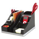 deflecto® wholesale. Silhouettes All-in-one Caddy, Black-silver. HSD Wholesale: Janitorial Supplies, Breakroom Supplies, Office Supplies.