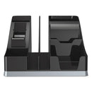 deflecto® wholesale. Silhouettes All-in-one Caddy, Black-silver. HSD Wholesale: Janitorial Supplies, Breakroom Supplies, Office Supplies.