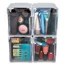 deflecto® wholesale. Tilt Bin Interlocking 4-bin Organizer, 4 5-8 X 4 7-8 X 5 1-2, White-clear. HSD Wholesale: Janitorial Supplies, Breakroom Supplies, Office Supplies.