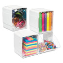 deflecto® wholesale. Tilt Bin Interlocking 4-bin Organizer, 4 5-8 X 4 7-8 X 5 1-2, White-clear. HSD Wholesale: Janitorial Supplies, Breakroom Supplies, Office Supplies.