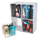 deflecto® wholesale. Tilt Bin Interlocking 4-bin Organizer, 4 5-8 X 4 7-8 X 5 1-2, White-clear. HSD Wholesale: Janitorial Supplies, Breakroom Supplies, Office Supplies.