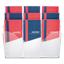 deflecto® wholesale. 3-tier Document Organizer W-6 Removable Dividers, 14w X 3.5d X 11.5h, Clear. HSD Wholesale: Janitorial Supplies, Breakroom Supplies, Office Supplies.