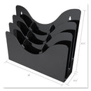 deflecto® wholesale. 3-tier Document Organizer W-6 Removable Dividers, 13.38w X 3.5d X 11.5h, Black. HSD Wholesale: Janitorial Supplies, Breakroom Supplies, Office Supplies.