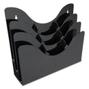 deflecto® wholesale. 3-tier Document Organizer W-6 Removable Dividers, 13.38w X 3.5d X 11.5h, Black. HSD Wholesale: Janitorial Supplies, Breakroom Supplies, Office Supplies.
