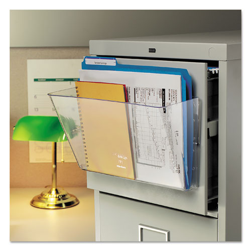 deflecto® wholesale. Magnetic Docupocket Wall File, Legal, 15 X 3 X 6 3-8, Clear. HSD Wholesale: Janitorial Supplies, Breakroom Supplies, Office Supplies.