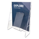 deflecto® wholesale. Stand-tall Wall-mount Literature Rack, Magazine, 9.13w X 3.25d X 11.88h, Clear. HSD Wholesale: Janitorial Supplies, Breakroom Supplies, Office Supplies.
