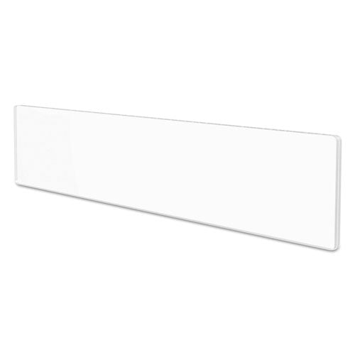 deflecto® wholesale. Superior Image Cubicle Nameplate Sign Holder, 8 1-2 X 2 Insert, Clear. HSD Wholesale: Janitorial Supplies, Breakroom Supplies, Office Supplies.