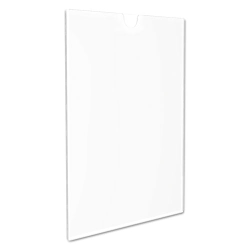 deflecto® wholesale. Superior Image Cubicle Sign Holder, 8 1-2 X 11 Insert, Clear. HSD Wholesale: Janitorial Supplies, Breakroom Supplies, Office Supplies.