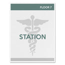 deflecto® wholesale. Superior Image Cubicle Sign Holder, 8 1-2 X 11 Insert, Clear. HSD Wholesale: Janitorial Supplies, Breakroom Supplies, Office Supplies.