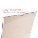 deflecto® wholesale. Superior Image Slanted Sign Holder With Side Pocket, 13.5w X 4.25d X 10.88h, Clear. HSD Wholesale: Janitorial Supplies, Breakroom Supplies, Office Supplies.